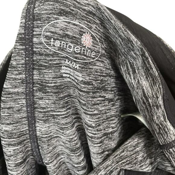 Tangerine Women's Medium Cropped Leggings Activewear Zip Ankle - Picture 5 of 5